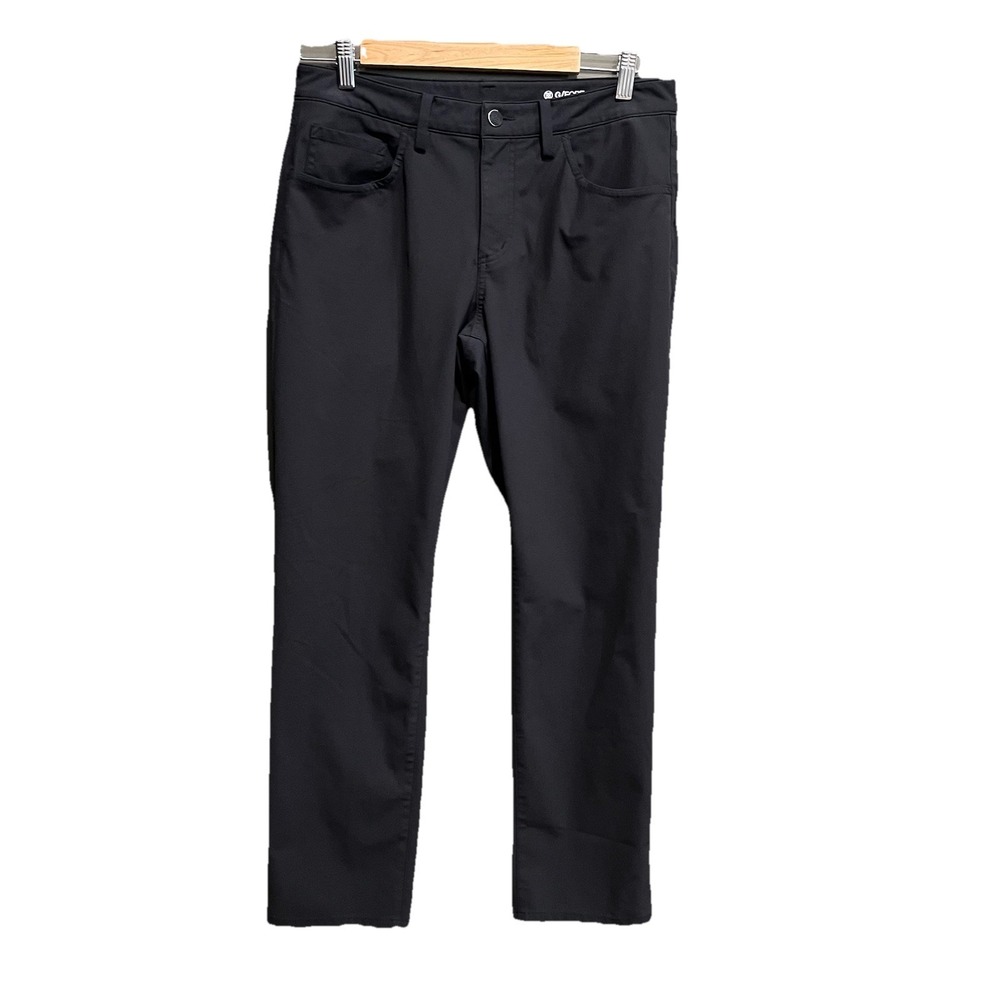 G/FORE Black Tour 5-Pocket Straight Leg Men's Golf Pants Size 32 x 30